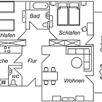 Apartment Objekt-nr 7 - Hafen - Rose